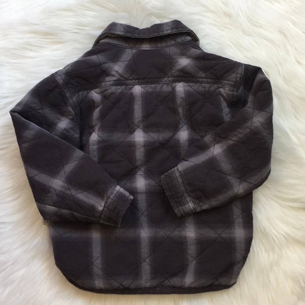 Kids Reversible Flannel Windbreaker Jacket - Picture 2 of 3